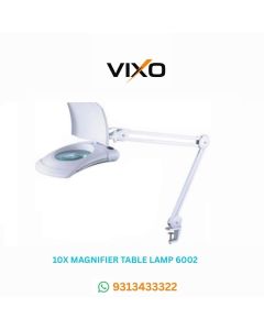 VIXO 10X Magnifier Lens with 48 LED Light 360 Degree Rotated Table Magnifier Lamp Ast-6022