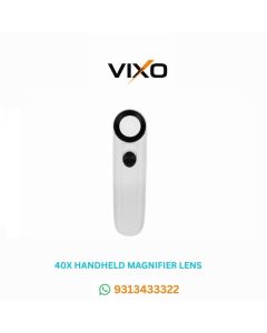 VIXO 40X Handheld Magnifier Lens with LED light Professional lens
