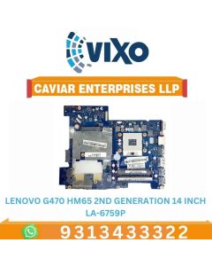 VIXO LENOVO G470 HM65 2ND GENERATION 14INCH LA-6759P LAPTOP MOTHERBOARD