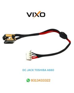 VIXO DC JACK TOSHIBA A660  A660D  A665  A665D  C660  C660D  L670  L670D  L675  L675D  P775  P775D P750  P750D  DC30100A400 DC30100AA00