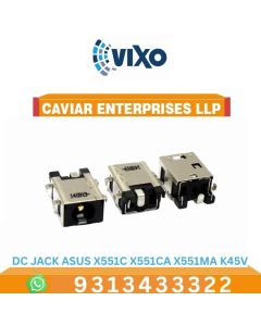 VIXO DC JACK ASUS X551C X551C X551CA X551MA K45V K45VD K45VG/J/M/S W/O WIRE