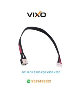 VIXO DC JACK ASUS K56 X550 K550 K56C K56CA K56CM K60IJ F751 A550 S550CA S550CB S550CM 