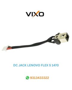 VIXO DC JACK LENOVO FLEX 5-1470 Lenovo IdeaPad Flex 5-1470 Yoga 520-14IKB 80X8 80XA 80YM 81C8 81C9 WITH WIRE