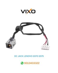 VIXO DC JACK LENOVO G570 G575 G450  G455 G460 G465  G470 G470AP G475 G560 G565 G580 G585  G770  G780  Y470  Y471A  Z560  Z565  U460  U460S with wire