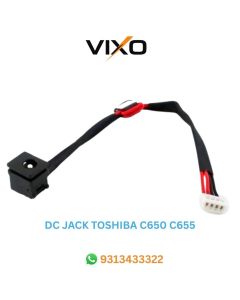 VIXO DC JACK TOSHIBA C650 A300  A305  A305D  A500  A500D  A505  A505D  L505  L505D  C600  C640  C640D  C645  C645D  C650  C655  C655D  C665  L650  L650D  L655  L655D  L355  L355D  L510  