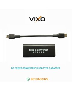 VIXO DC Power Converter to USB Type C Adapter Automatic Recognize Output 5V 3A 9V 3A 12V 2A 15V 2A 20V