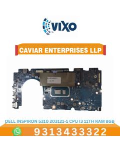 VIXO DELL INSPIRON 5310 203121-1 CPU I3 11TH RAM 8GB LAPTOP MOTHERBOARD