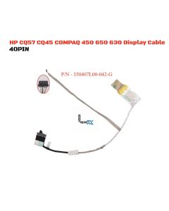 HP CQ57 CQ45 COMPAQ 450 650 630 Laptop LED LCD Display Cable P/N-350407L00-042-G