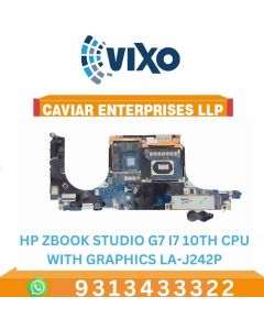 VIXO HP ZBOOK STUDIO G7 I7 10TH CPU WITH GRAPHICS LA-J242P LAPTOP MOTHERBOARD