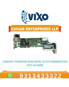 VIXO LENOVO THINKPAD X240 I5-4TH GENERATION CPU NM-A091 LAPTOP MOTHERBOARD