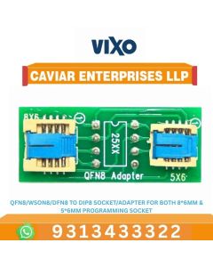 VIXO QFN8/WSON8/MLF8/MLP8/DFN8 To DIP8  Socket/Adapter For Both 8*6MM And 5*6MM ic chip programming socket
