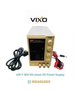 VIXO UNI-T 30V 5A Linear DC Power Supply UTP3315TFL-II Regulated Power Supply 4 Digital LED Alligator