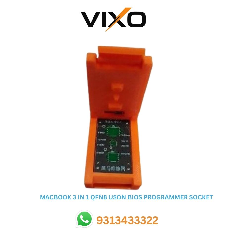 VIXO Macbook T2 ROM Chip 3 In 1 QFN8 WSON8 USON8 BIOS Programmer Socket